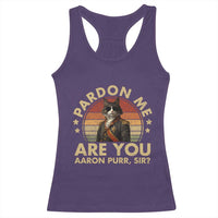 Alexander Hamilton Cat Racerback Tank Top Funny Gifts For Fans Cat Lovers - Wonder Print Shop