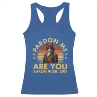 Alexander Hamilton Cat Racerback Tank Top Funny Gifts For Fans Cat Lovers - Wonder Print Shop