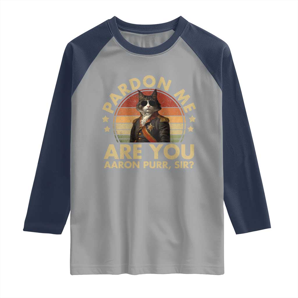 Alexander Hamilton Cat Raglan Shirt Funny Gifts For Fans Cat Lovers - Wonder Print Shop