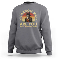 Alexander Hamilton Cat Sweatshirt Funny Gifts For Fans Cat Lovers - Wonder Print Shop