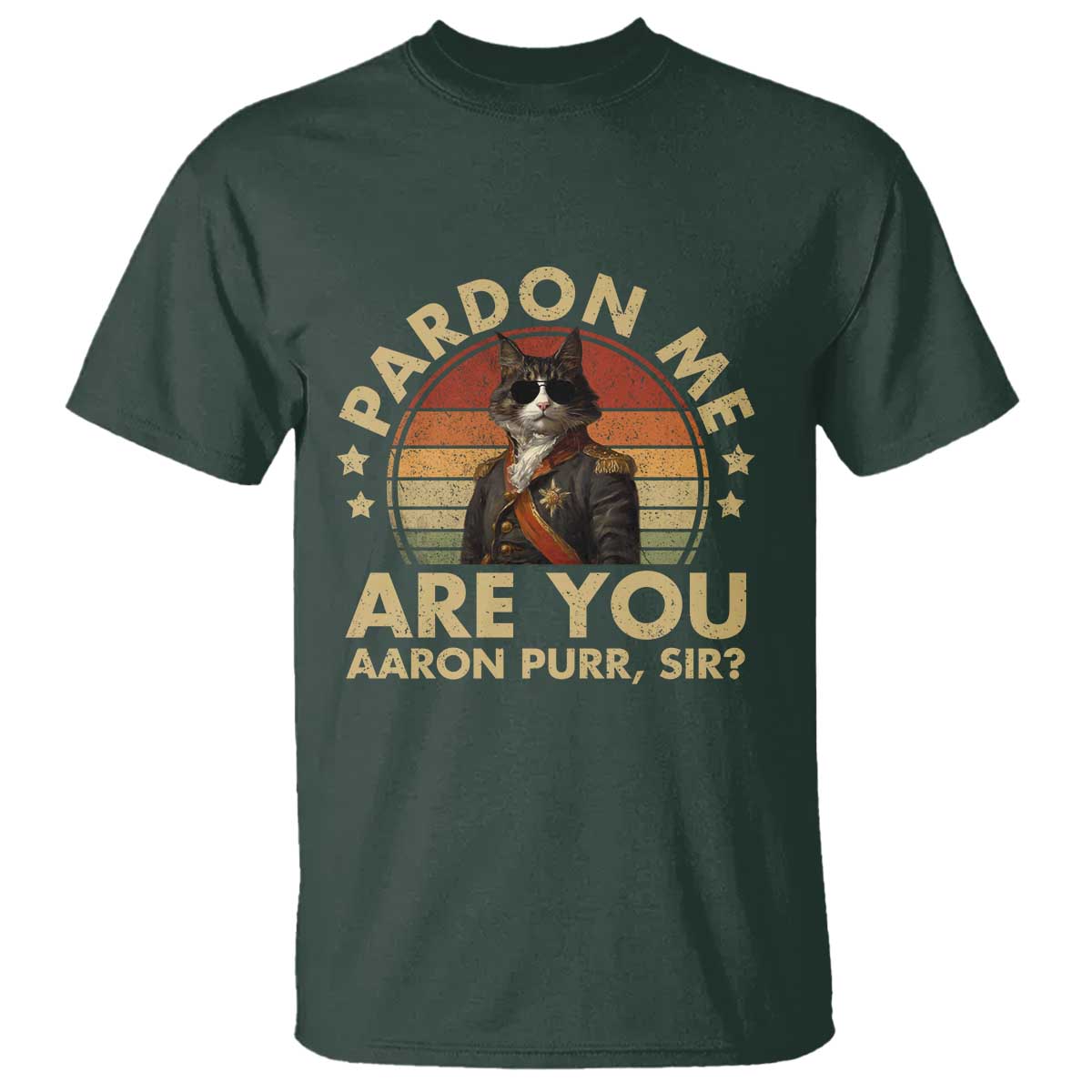 Alexander Hamilton Cat T Shirt Funny Gifts For Fans Cat Lovers - Wonder Print Shop