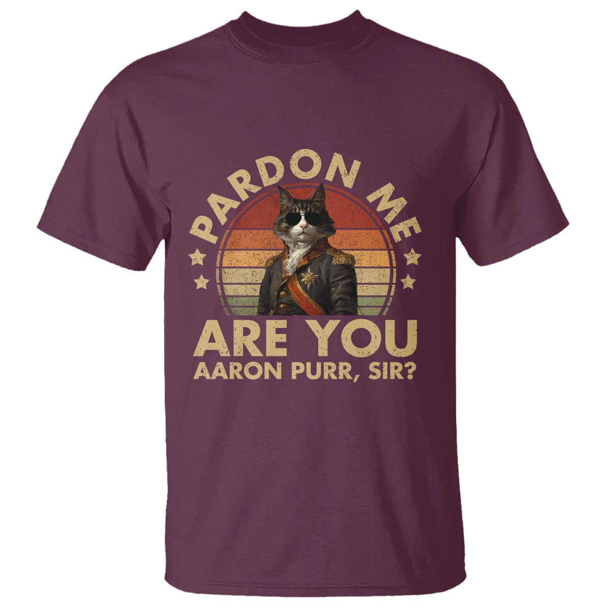 Alexander Hamilton Cat T Shirt Funny Gifts For Fans Cat Lovers - Wonder Print Shop