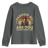 Alexander Hamilton Cat Youth Sweatshirt Funny Gifts For Fans Cat Lovers - Wonder Print Shop
