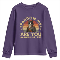 Alexander Hamilton Cat Youth Sweatshirt Funny Gifts For Fans Cat Lovers - Wonder Print Shop