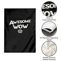 Awesome Wow Garden Flag Alexander Hamilton Lover - Wonder Print Shop