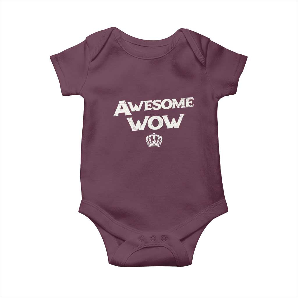Awesome Wow Baby Onesie Alexander Hamilton Lover - Wonder Print Shop