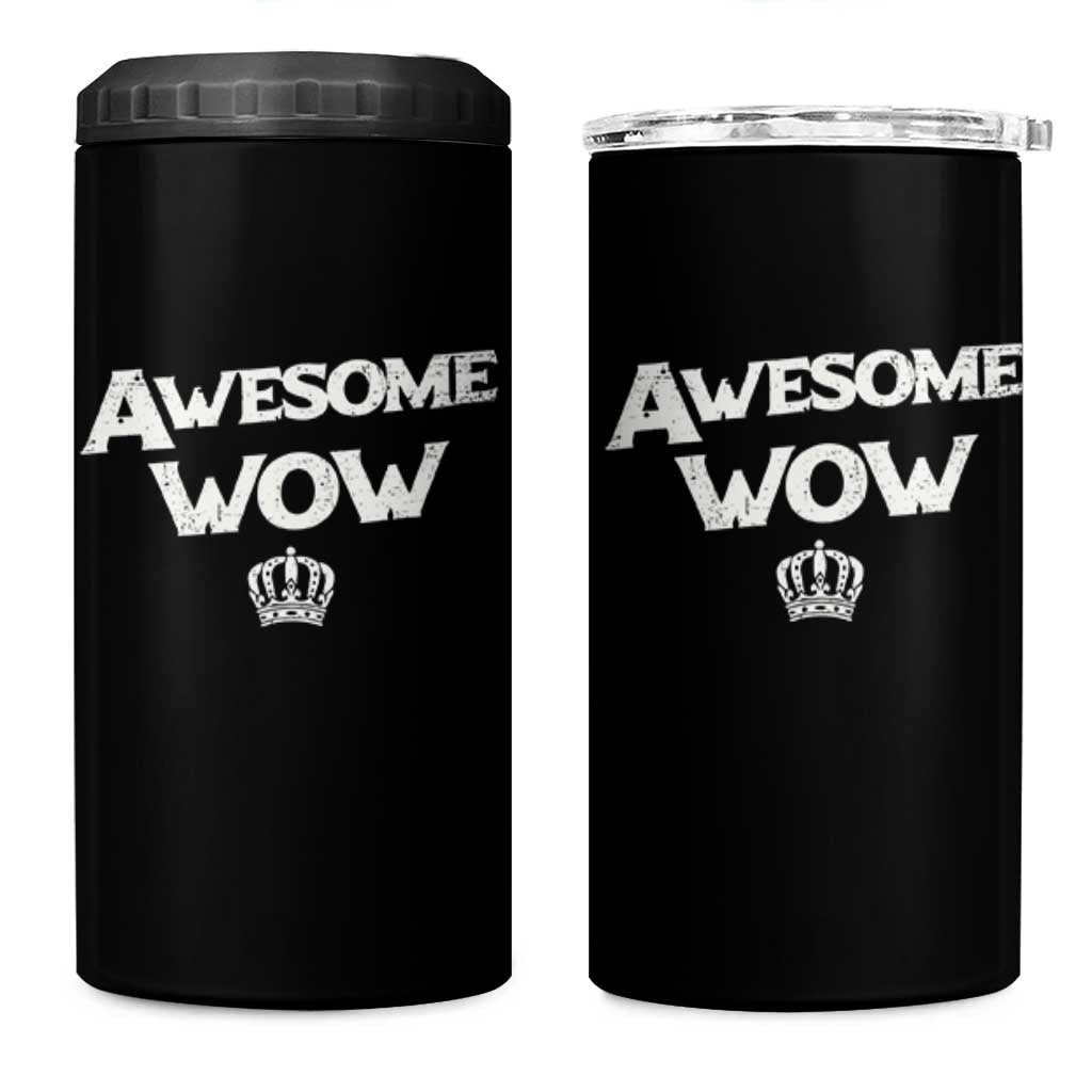 Awesome Wow 4 in 1 Can Cooler Tumbler Alexander Hamilton Lover - Wonder Print Shop