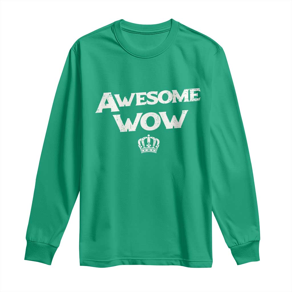 Awesome Wow Long Sleeve Shirt Alexander Hamilton Lover - Wonder Print Shop