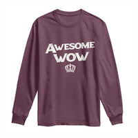 Awesome Wow Long Sleeve Shirt Alexander Hamilton Lover - Wonder Print Shop