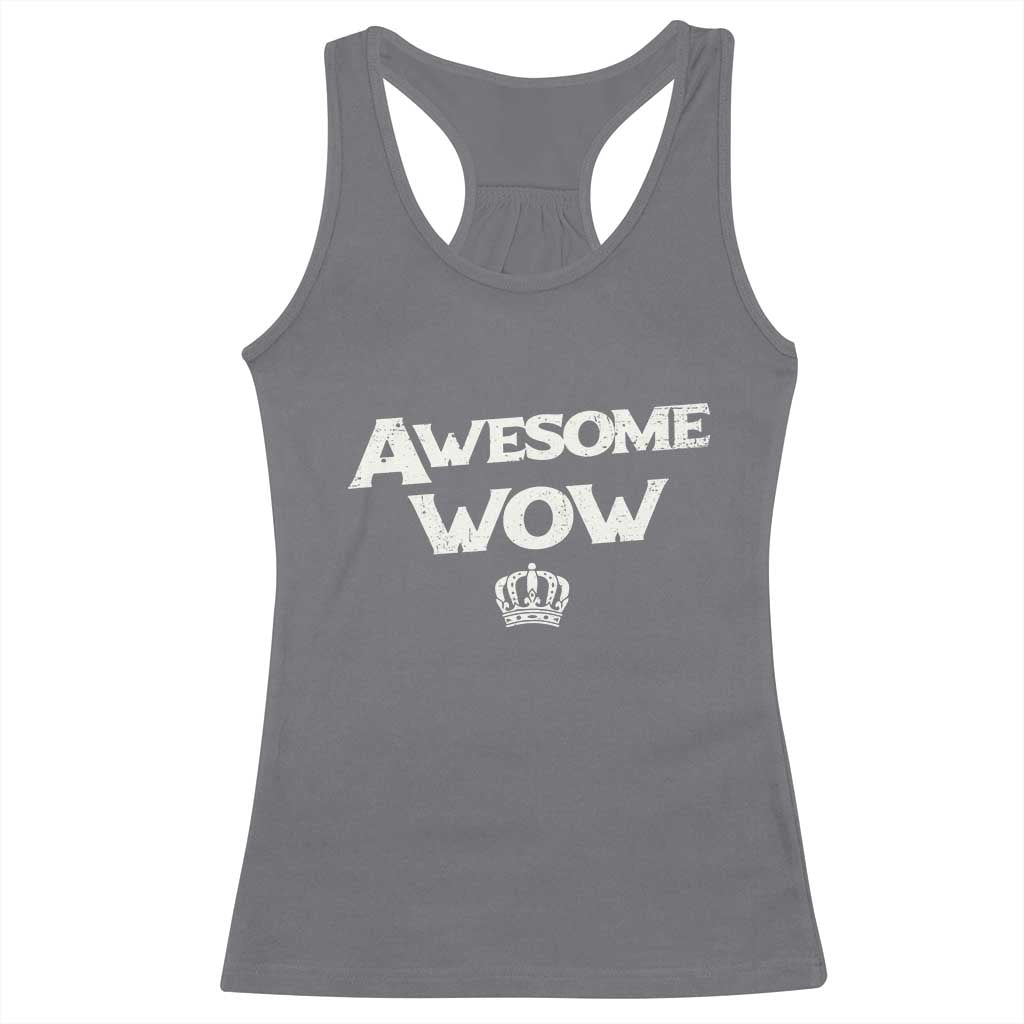 Awesome Wow Racerback Tank Top Alexander Hamilton Lover - Wonder Print Shop