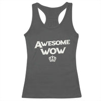 Awesome Wow Racerback Tank Top Alexander Hamilton Lover - Wonder Print Shop