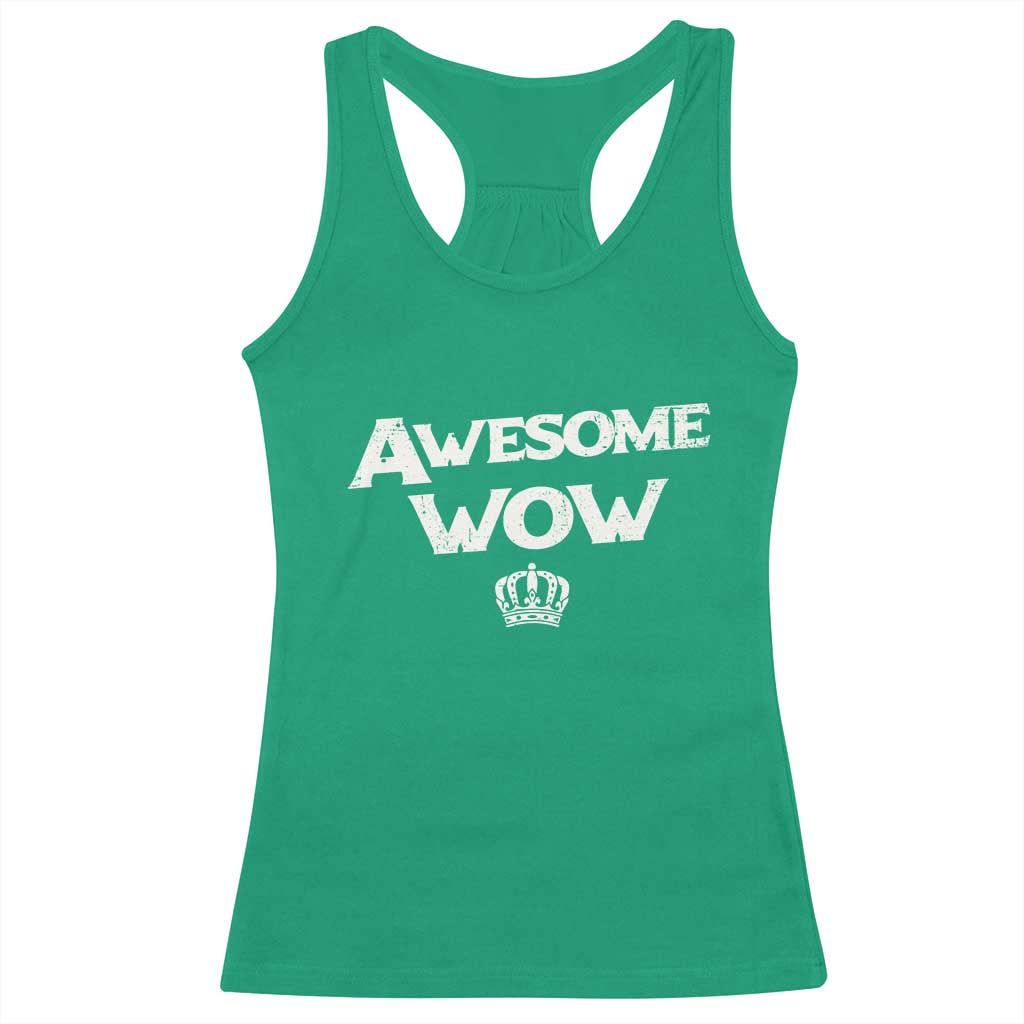 Awesome Wow Racerback Tank Top Alexander Hamilton Lover - Wonder Print Shop