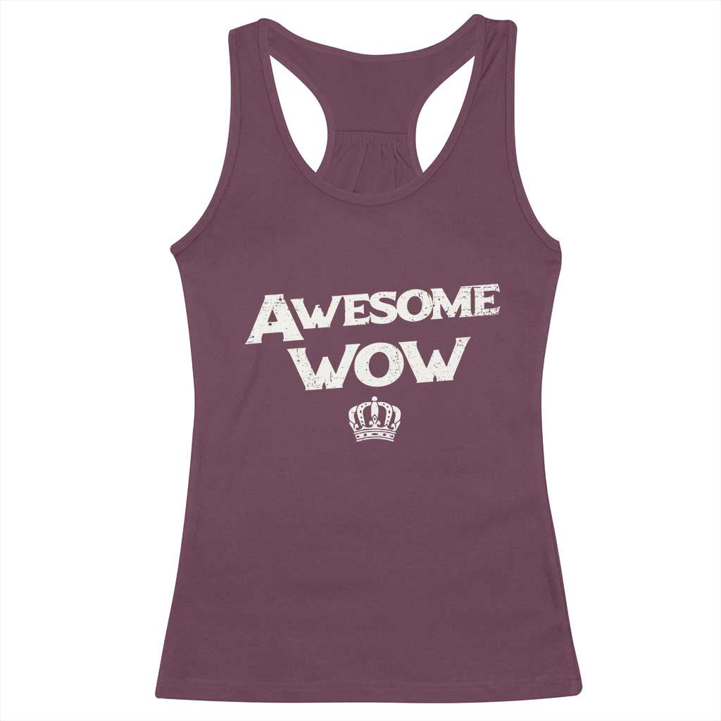 Awesome Wow Racerback Tank Top Alexander Hamilton Lover - Wonder Print Shop