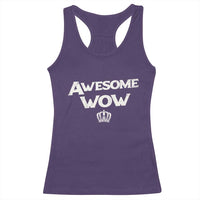 Awesome Wow Racerback Tank Top Alexander Hamilton Lover - Wonder Print Shop