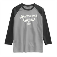 Awesome Wow Raglan Shirt Alexander Hamilton Lover - Wonder Print Shop