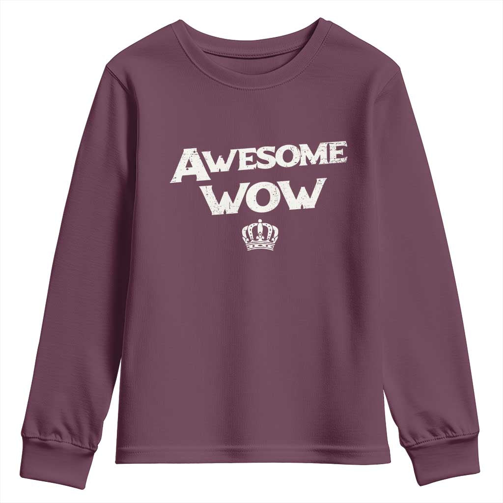 Awesome Wow Youth Sweatshirt Alexander Hamilton Lover - Wonder Print Shop