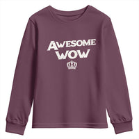 Awesome Wow Youth Sweatshirt Alexander Hamilton Lover - Wonder Print Shop