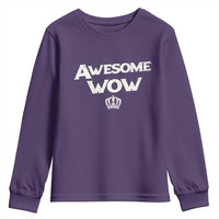 Awesome Wow Youth Sweatshirt Alexander Hamilton Lover - Wonder Print Shop
