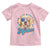 Funny Golden Retriever Merica Toddler T Shirt 4th of July Dog Mom Dad Patriotic USA Retro 90s - Wonder Print Shop