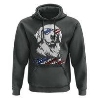 Merica Golden Retriever Hoodie 4th of July Dog Patriotic Dog Mom - Wonder Print Shop
