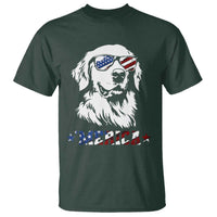 Merica Golden Retriever T Shirt 4th of July Dog Patriotic Dog Mom - Wonder Print Shop