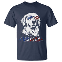 Merica Golden Retriever T Shirt 4th of July Dog Patriotic Dog Mom - Wonder Print Shop
