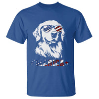 Merica Golden Retriever T Shirt 4th of July Dog Patriotic Dog Mom - Wonder Print Shop