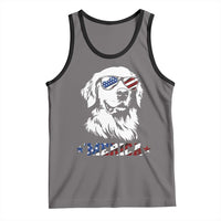 Merica Golden Retriever Tank Top 4th of July Dog Patriotic Dog Mom - Wonder Print Shop