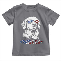 Merica Golden Retriever Toddler T Shirt 4th of July Dog Patriotic Dog Mom - Wonder Print Shop