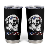 Merica Golden Retriever Tumbler Cup 4th of July Dog Patriotic Dog Mom - Wonder Print Shop