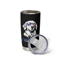 Merica Golden Retriever Tumbler Cup 4th of July Dog Patriotic Dog Mom - Wonder Print Shop