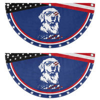 Merica Golden Retriever Patriotic Fan Flag 4th of July Dog Dog Mom