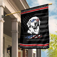 Merica Golden Retriever Garden Flag 4th of July Dog Patriotic Dog Mom