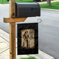 Black Cowboy Nat Love Garden Flag African American Western Rodeo Melanin Black History Texas - Wonder Print Shop