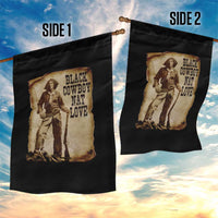 Black Cowboy Nat Love Garden Flag African American Western Rodeo Melanin Black History Texas - Wonder Print Shop