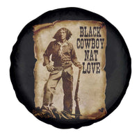 Black Cowboy Nat Love Spare Tire Cover African American Western Rodeo Melanin Black History Texas - Wonder Print Shop