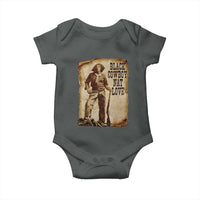 Black Cowboy Nat Love Baby Onesie African American Western Rodeo Melanin Black History Texas - Wonder Print Shop