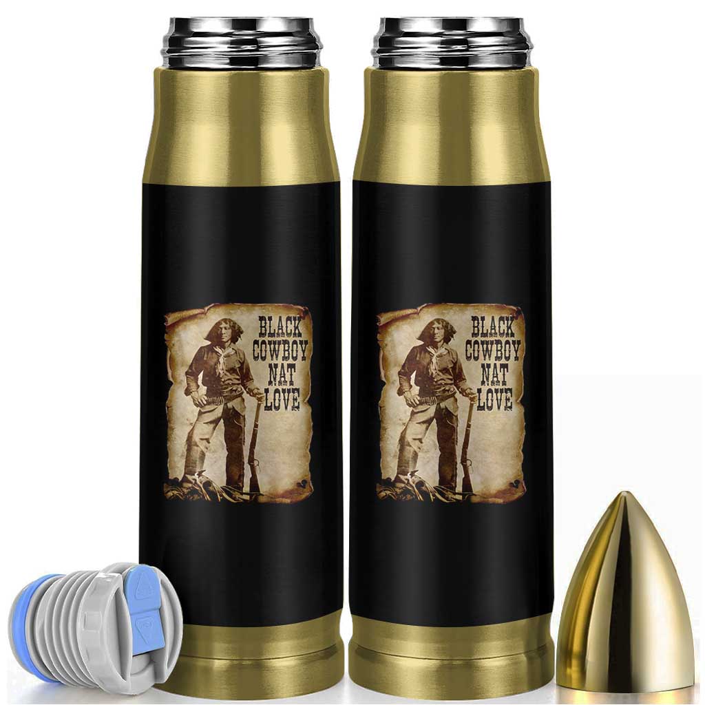 Black Cowboy Nat Love Bullet Tumbler African American Western Rodeo Melanin Black History Texas - Wonder Print Shop