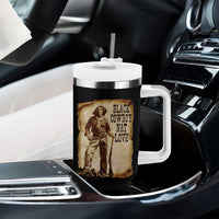 Black Cowboy Nat Love Tumbler With Handle African American Western Rodeo Melanin Black History Texas - Wonder Print Shop