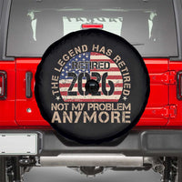 The Legend Has Retired 2026 Spare Tire Cover Not My Problem Anymore American Flag Coworker Retirement Gifts