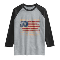 Vintage Retirement 2026 Raglan Shirt Retired Not My Problem Anymore Retro American Flag