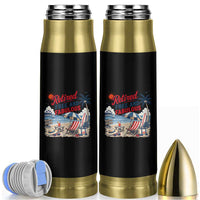 Retirement Gifts For Her Bullet Tumbler Retro Retired Free And Fabulous Beach Summer Vacation Vintage