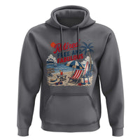 Retirement Gifts For Her Hoodie Retro Retired Free And Fabulous Beach Summer Vacation Vintage