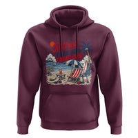 Retirement Gifts For Her Hoodie Retro Retired Free And Fabulous Beach Summer Vacation Vintage
