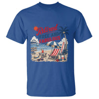 Retirement Gifts For Her T Shirt Retro Retired Free And Fabulous Beach Summer Vacation Vintage