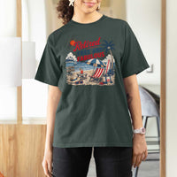 Retirement Gifts For Her T Shirt For Women Retro Retired Free And Fabulous Beach Summer Vacation Vintage