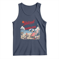Retirement Gifts For Her Tank Top Retro Retired Free And Fabulous Beach Summer Vacation Vintage