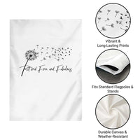 Happy Retirement Gifts For Woman Garden Flag Retired Free And Fabulous Dandelion