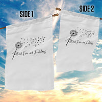 Happy Retirement Gifts For Woman Garden Flag Retired Free And Fabulous Dandelion