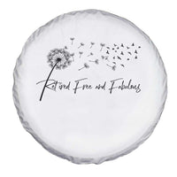 Happy Retirement Gifts For Woman Spare Tire Cover Retired Free And Fabulous Dandelion